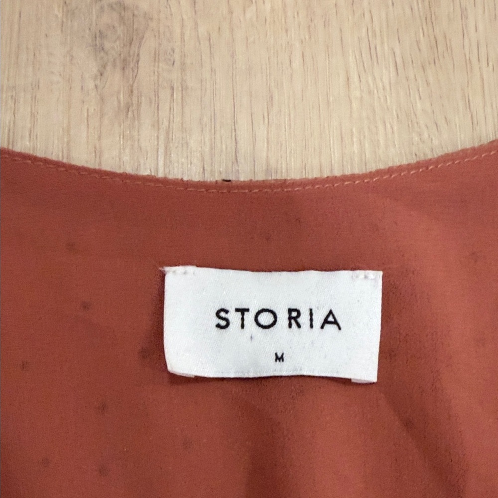 Storia Medium Terracotta Long Sleeve Dress - Picture 5 of 6